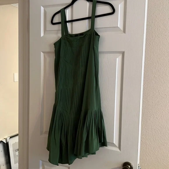 Tibi | Dresses | Fun Green Tibi Dress Size 4 | Poshmark